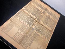 明治20年（1887）「相撲番付」1点