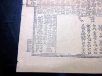 明治20年（1887）「相撲番付」1点