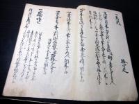 和本江戸享保9年（1724）村鑑「甲州八代郡大石和筋東新居村諸色明細帳」1冊