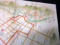 昭和3年（1928）仙台広告引札古地図「東北産業博覧会案内仙台市内略図」1点