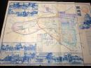 明治42年（1909）名古屋引札広告古地図「鯱廼輝」1点