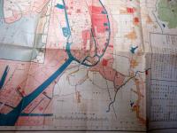 大正6年（1917）古地図「名古屋市街全図」1舗（袋付き）