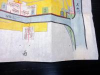 江戸期古地図古文書「大和国平群郡笠目村絵図」1点