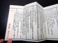 和本明治5年（1872）法令「類聚日新概覧」初篇1帖