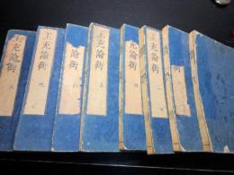 和本江戸寛延3年（1750）中国古代の哲学書「王充論衡」8冊揃い