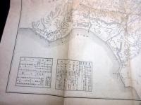 大正4年（1915）古地図「鎌倉江島遊覧実測図」1点（袋付き）