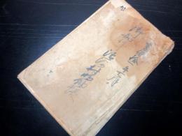和本江戸享保11年（1726）村鑑写本「御知行清河村明細帳」1冊