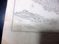明治25年（1892）古地図鳥瞰図「厳島弥山全景」1点