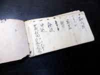和本江戸期旅行記録「道中日記」1冊/中仙道小田井宿あたりから伊勢奈良京都大阪金毘羅