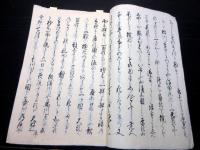 和本江戸嘉永3年（1850）写本「問太騒動記」全1冊/群馬の一揆に関する資料のようです