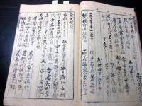 和本明治後期ぐらい「雑言録/見聞備忘」全1冊