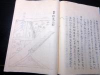 和本江戸天保9年（1838）国学随筆写本「梅窓筆記」上下2冊揃い