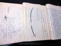 和本江戸期武家故実写本「四季草」6冊揃い/越前福井藩/山本木斎旧蔵