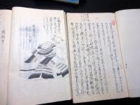 和本江戸期武家故実写本「四季草」6冊揃い/越前福井藩/山本木斎旧蔵