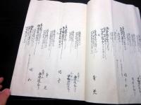 和本江戸安政2年（1855）年貢割付状「卯割付」1冊