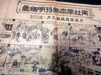 大正2年（1913）神社祭礼摺物「両社開扉飾物明細図」1点