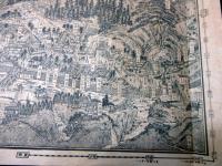 大正6年（1917）古地図鳥瞰図「相州湯河原温泉場真図」1点（袋付き）