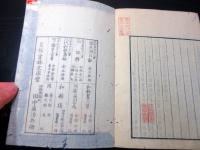 和本江戸安政4年序（1857）中国政治論「千慮策」全1冊