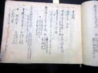 和本嘉永5年（1852）陸奥白河藩武器庫の台帳の写本「御武具蔵元帳写」1冊