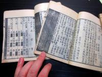 和本江戸明和6年（1769）文化人名鑑「古今諸家人物志」上中下3冊揃い