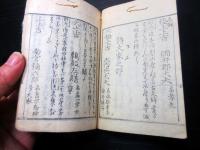 和本江戸明和9年（1772）「儒医評林（江戸儒医評判記）」全1冊