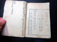 和本江戸明和9年（1772）「儒医評林（江戸儒医評判記）」全1冊