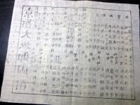江戸幕末期武鑑摺物「京都大坂御固附」1点