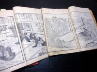 和本江戸万延元年（1860）仏教読本「親鸞聖人御一代記図絵」5冊揃い
