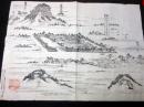 明治期古地図鳥瞰図「神武天皇畝傍山東北御陵」1点/畝火教会