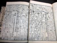 和本明治5年（1872）漢字漢詩辞書「増続大広益会玉篇大全」12冊揃い