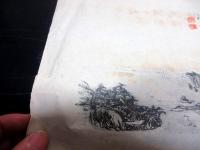 明治37年（1904）古地図鳥瞰図「塩釜神社境内千賀之浦并代ヶ崎浜沙門之風景」1点