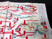 明治22年（1889）古地図道中記「伊勢ヨリ大和七在所巡及高野山大坂西京迄一覧図」1点