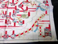 明治22年（1889）古地図道中記「伊勢ヨリ大和七在所巡及高野山大坂西京迄一覧図」1点