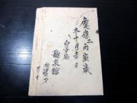 和本江戸慶応2年（1866）埼玉の町方騒動打ちこわし記録「打硬騒動所家聞集」1冊