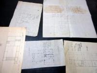 和本明治～大正ぐらい「東京市麻布区広尾の大工資料」40点程度