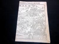 明治38年（1905）古地図鳥瞰図「奈良名勝独案内図」1点