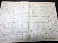 幕末～明治期古地図鳥瞰図「京都引札道中記絵図（仮題）」1点