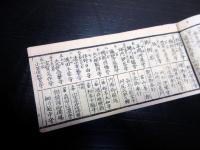 和本江戸万延元年（1860）幕府役職名鑑武鑑「御役人附早見」1冊