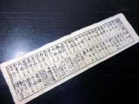 幕末～明治期宿屋引札道中記「善光寺より伊勢参宮道」1点