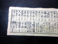 幕末～明治期宿屋引札道中記「善光寺より伊勢参宮道」1点