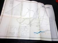 大正元年（1912）山形古地図「長井町地図」1点（袋付き）