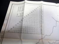 大正元年（1912）山形古地図「長井町地図」1点（袋付き）