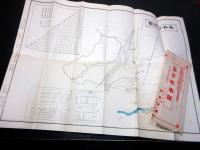 大正元年（1912）山形古地図「長井町地図」1点（袋付き）