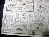 幕末～明治期古地図鳥瞰図「ならめいしょえづ（奈良名所絵図）」1点