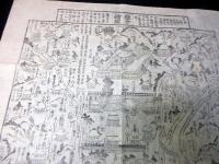 幕末～明治期古地図鳥瞰図「鎌倉絵図」1点