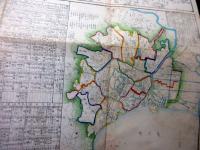 明治12年（1879）古地図「東京近傍独案内之図」1舗