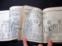 和本江戸天保4年（1833）大名幕府役職名鑑「天保武鑑」4冊揃い