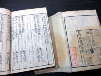 和本江戸天保4年（1833）大名幕府役職名鑑「天保武鑑」4冊揃い