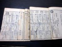 和本江戸天保4年（1833）大名幕府役職名鑑「天保武鑑」4冊揃い