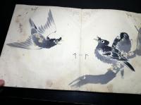 和本江戸後期広渡湖秀（巌斐）「画帖」1帖/肉筆画